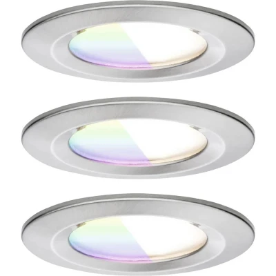 Afbeelding van Paulmann 92450 LED plafondlamp, inbouwlamp 6 W IJzer (geborsteld)