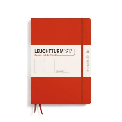 Afbeelding van Leuchtturm notitieboek fox red blanco composition hardcover b5 178x254mm