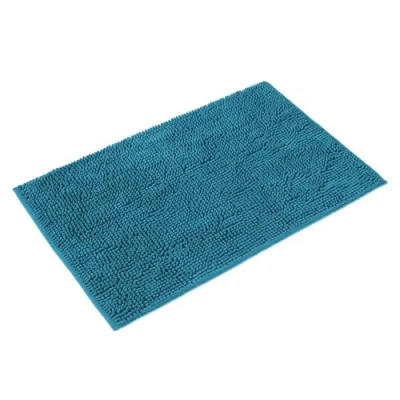Afbeelding van Badmat Petrol Badkamer Tapijt kan gecombineerd worden tot een set Antislip &amp; Maschinewasbaar Toiletmat 50x80cm