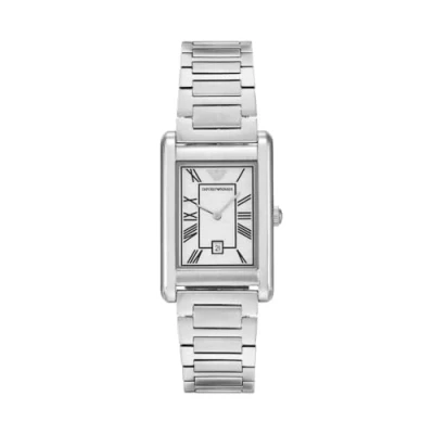 Afbeelding van Emporio Armani Gino AR11664 Horloge Staal Zilverkleurig Ø 31 mm
