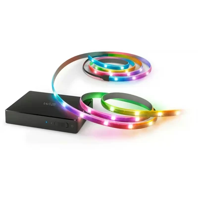Afbeelding van WiZ HDMI Sync Box met tv verlichting, synchroniseert de lichten je films, 2.0 ondersteunt 4K bij 60Hz, RGBIC ledstrip voor van 55 tot 65 inch, bediening via app/spraak