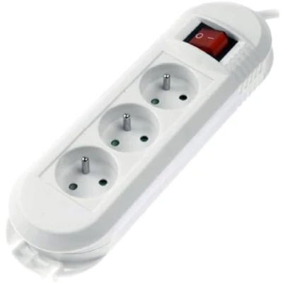 Afbeelding van Przedłużacz Hama P2223753 Comfort 3 gniazda 3m biały