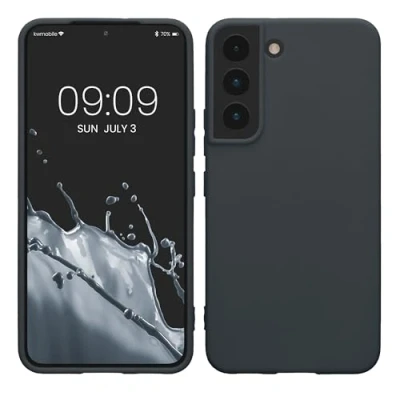 Afbeelding van kwmobile telefoonhoesje geschikt voor Samsung Galaxy S22 Hoesje smartphone Back cover in bosbesblauw