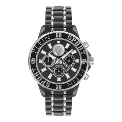 Afbeelding van Plein Sport PSMEA0524 Polshorloge Heren Kwarts Glam Chrono Everyday Luxe
