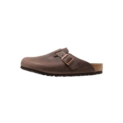 Afbeelding van Birkenstock Boston Pantoffels, Maat: 36, Habana Leer