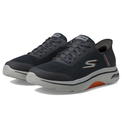 Afbeelding van Skechers Slip ins: Arch Fit 2.0 Simplicity 2 216602 CCOR, Mannen, Grijs, Sportschoenen, maat: 43,5