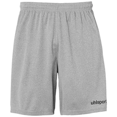 Afbeelding van Uhlsport Center Basic Short Kinderen Donkergrijs Gemeleerd / Zwart Maat: 164
