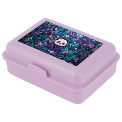 Afbeelding van Baagl Lunchbox voor kinderen school, meisjes, jongens, snackbox, broodtrommel (junglepanda)