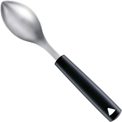 Afbeelding van Triangle Quenelle Lepel Regular 8 cm Roestvrij Staal Ergonomisch Vaatwasserbestendig