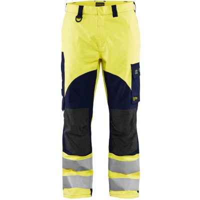 Afbeelding van Blaklader Multinorm werkbroek Inherent 1588 1512 High Vis Geel/Marineblauw C56