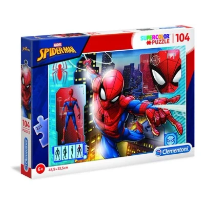 Image de Clementoni puzzle supercolor Spider Man 104 pièces