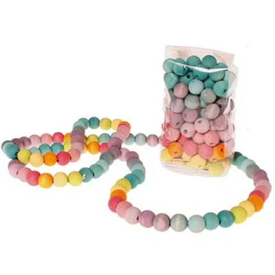 Afbeelding van Grimm&#039;s 120 Houten Kralen Pastel