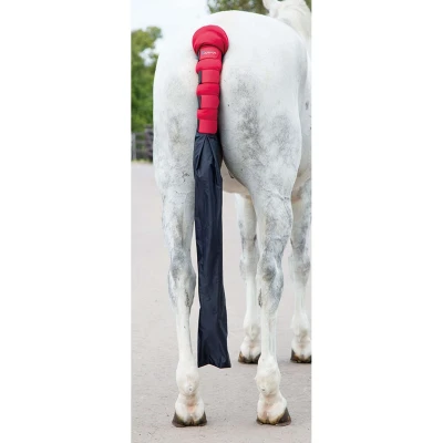 Afbeelding van Shires Staart Beschermer Gevoerd met Tas Rood