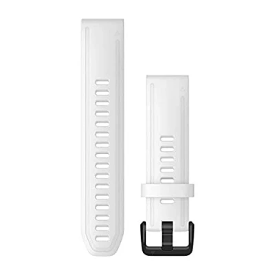 Afbeelding van Garmin QuickFit Siliconen Horlogebandje 20mm Polsbandje Wearablebandje Wit