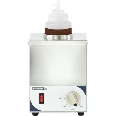 Image de Chauffe sauce inox bouteille 1 l casselin