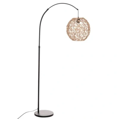 Afbeelding van Atmosphera Vloerlamp boog Raahe zwart metaal H180 cm