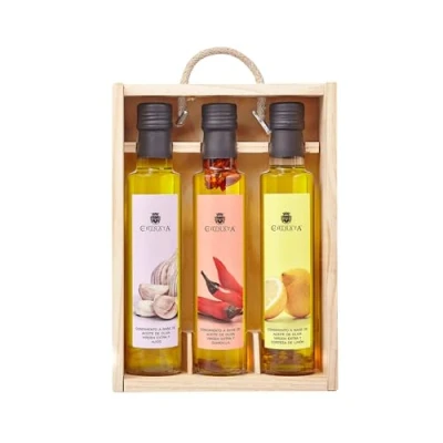 Afbeelding van Extra Vierge Olijfolie &#039;3 Specerijen&#039; (3 x 250 ml) La Chinata