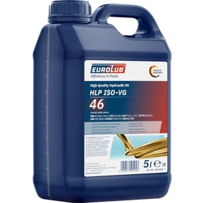 Image de EUROLUB Huile hydraulique HLP ISO VG 46, 5 Litres