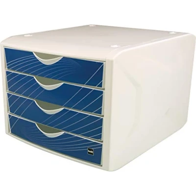Afbeelding van Ladebox the chameleon, 4 laden in A4 formaat doorlopend, modern design