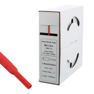 Afbeelding van Offgridtec Krimpkous rood 10 meter 1,6 mm x 0,8