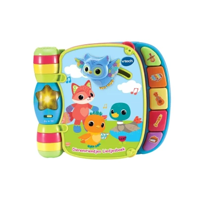Afbeelding van VTech Baby Dierenvriendjes Liedjesboek Blauw
