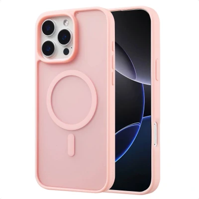 Afbeelding van imoshion Hoesje Geschikt voor iPhone 16 Pro Max Color Guard Backcover MagSafe Lichtroze