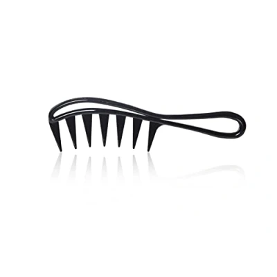 Afbeelding van BARBER MARMARA Hair Beard Comb kapperskam voor haar en baard, onbreekbaar, flexibel, antistatisch, dubbelzijdig, hittebestendig, haarkam mannen, barbershop (032)