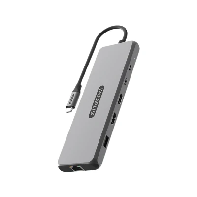 Image de Sitecom 10 en 1 USB 4 Power Delivery Adaptateur Multiport 100 W