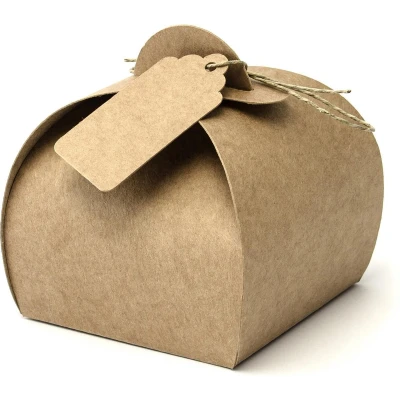 Afbeelding van Geschenkdoosjes met Naamkaartjes 6cm 10st