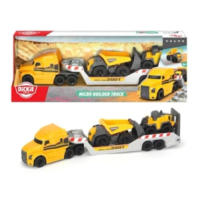 Image de Camion Dickie Toys Volvo et 2 véhicules