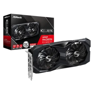 Afbeelding van Asrock Radeon RX 6650 XT Challenger D 8GB OC Videokaart 8 GB GDDR6 PCIe 4.0 x8 1x HDMI, 3x DisplayPort
