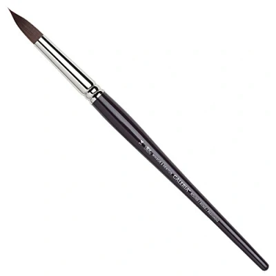 Afbeelding van Winsor &amp; Newton Galeria Acrylverf Penseel ronde vorm korte steel No. 14 kwast 10mm