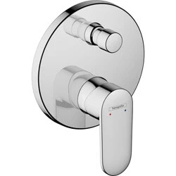 Afbeelding van Hansgrohe Vernis Blend 1 greeps inbouw badmengkraan rond