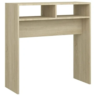 Afbeelding van vidaXL Consoletafel Sonoma eiken 78x30x80 cm bewerkt hout