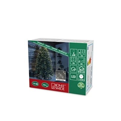 Afbeelding van Konstsmide 6381 890 Kerstboomverlichting Binnen Energielabel: E (A G) werkt op het lichtnet Aantal lampen 200 LED Barnsteen