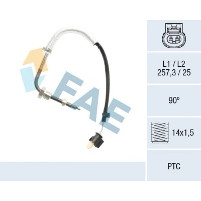 Afbeelding van FAE 68031 Sensoren voor turbolader MERCEDES BENZ: E Class Saloon, C T modell