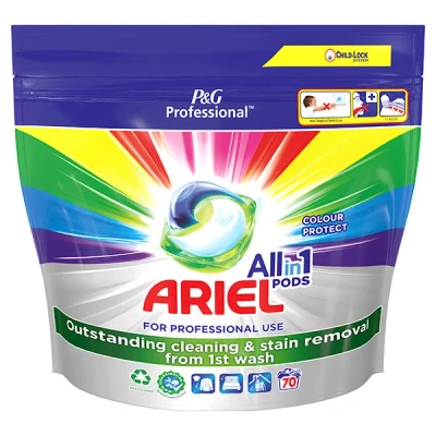 Image de Ariel All in one Professional Color pods lessive (70 lavages)