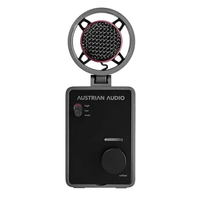 Afbeelding van Austrian Audio MiCreator Studio Microphone Studiomicrofoon Statief Zendmethode:Kabelgebonden Voet USB C Kabelgebonden Zwart