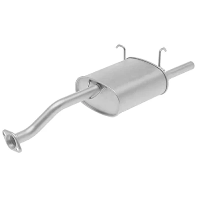 Afbeelding van HELLA 8LD 366 030 451 Einddemper Achter Met aanbouwdelen