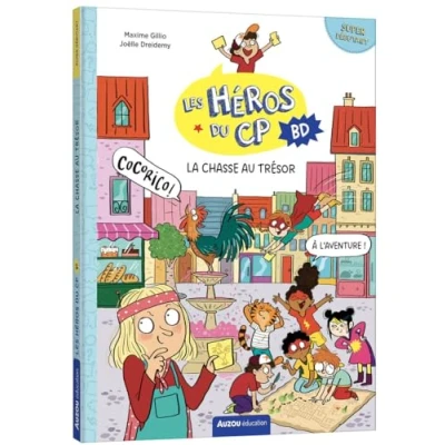 Afbeelding van LES HEROS DU CP EN BD SUPER DEBUTANT LA CHASSE AU TRESOR