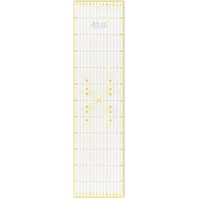 Afbeelding van Elan Patchwork Liniaal 60cm x 15cm, Acryl Metrische Liniaal, Quilt Kleermakers Snijliniaal, Stoffen Quiltaccessoires, Vierkant…