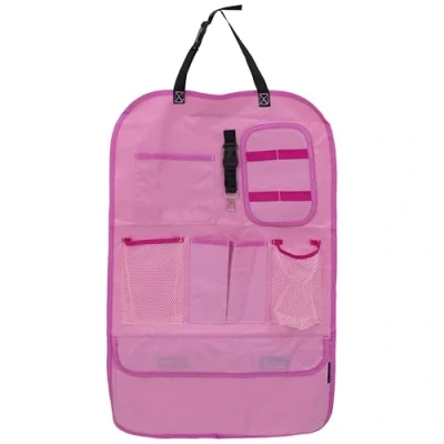 Afbeelding van Petex 44150122 achterbank organizer met logo, 41 x 64 cm, roze