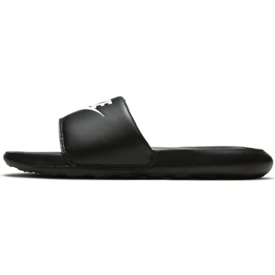 Afbeelding van Nike Sportswear Victori ONE Slide Muiltjes, Dames, Maat: 43, Black/white Hoogwaardig imitatieleer