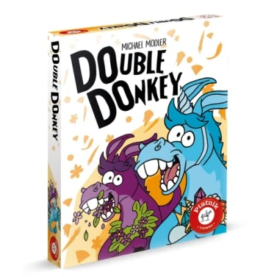 Afbeelding van Piatnik 6681 Double Donkey Korte en emotionele mix van dobbelstenen kaartspel vanaf 8 jaar