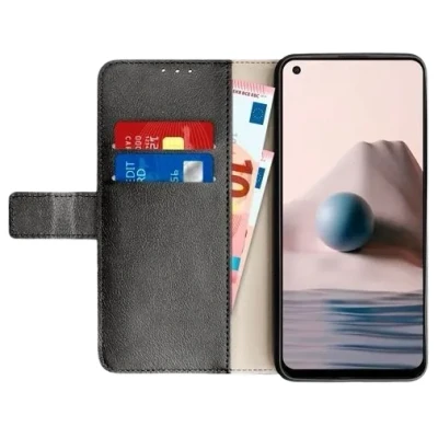 Afbeelding van Just in Case PU leer Book Zwart OnePlus Nord 2T