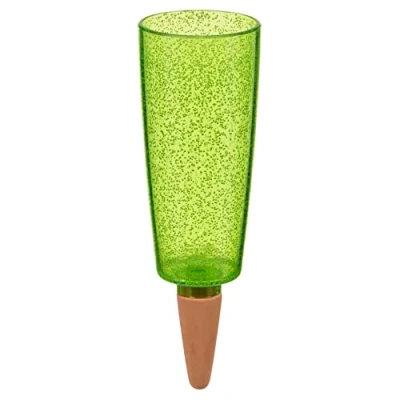 Afbeelding van Scheurich Copa XL kunststof waterreservoir groen 7,75 cm diameter, 24 hoog, 0,5 liter tijdens de vlucht.