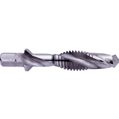 Afbeelding van Exact 05905 Combinatietapboor Metrisch M8 1.25 mm Rechtssnijdend DIN 3126 HSS 1 stuk(s)
