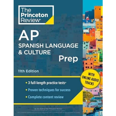 Afbeelding van College Test Preparation Princeton Review AP Spanish Language &amp; Culture Prep, 2024