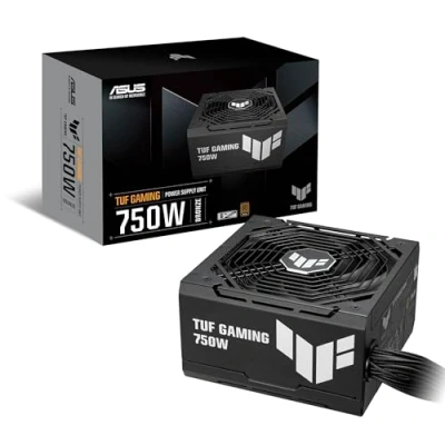 Afbeelding van ASUS TUF Gaming 750 W bronskleurige voeding (750 W, 0 dB technologie, 80 cm 8 polig (EPS 12 V), Plus brons