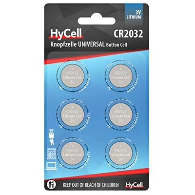 Afbeelding van HyCell Knoopcel CR2032 3 V 6 stuk(s) 200 mAh Lithium